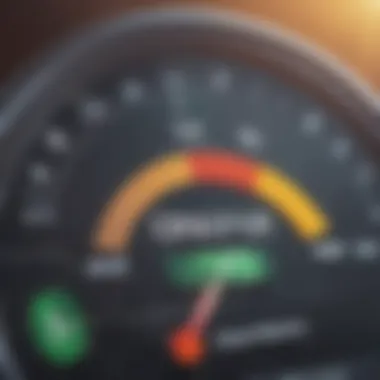 Understanding Your Credit Score Gauge Visual representation of a credit score gauge
