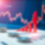 Graphical representation of average calculation