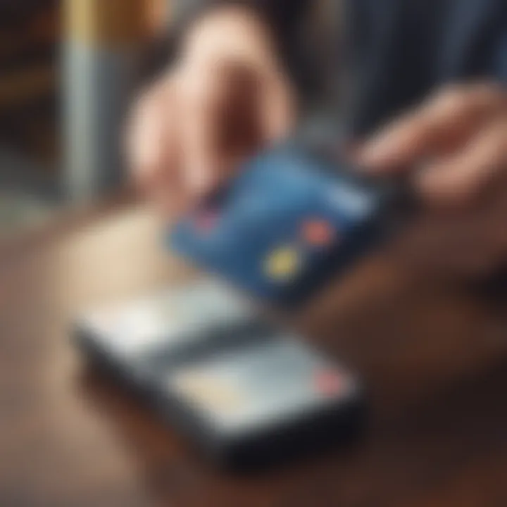 Credit card and digital wallet interaction