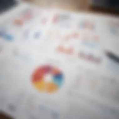 Creating a Comprehensive Business Plan A detailed business plan on a desk with charts and graphs