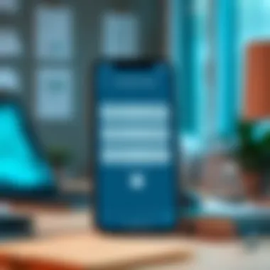 A user interface mockup of a popular checking account app