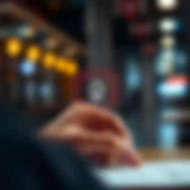 Robust Security Measures in Document Signing Security features displayed in a document signing app