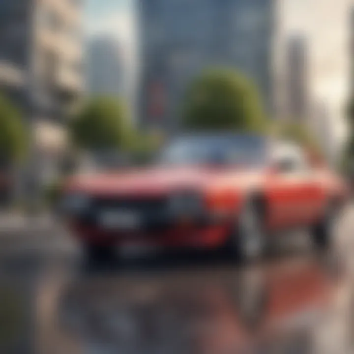 Diagram showing advantages of car leasing