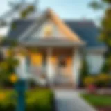 Exterior view of a charming FHA eligible home