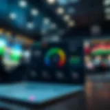 Visual representation of FICO credit score monitoring