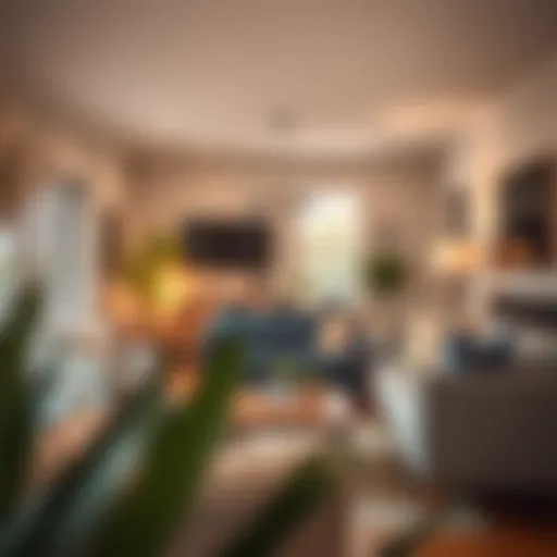 A cozy living room showcasing the joy of homeownership.