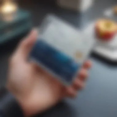 Integration of Apple Card with iPhone Apple Card functionality displayed on an iPhone