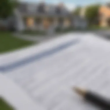 FHA Approval Criteria Checklist Illustration showing a checklist of FHA approval criteria with a house in the background