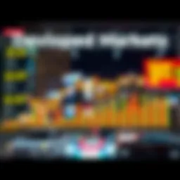 Visual representation of developed markets