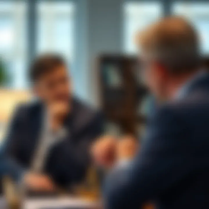 A thoughtful person in consultation with a lawyer