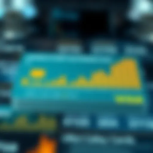 A detailed infographic showing credit card market statistics and trends