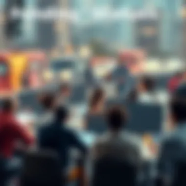 Illustration of funding stages in startup investments