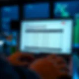 A visual representation of mortgage quotes on a digital platform.