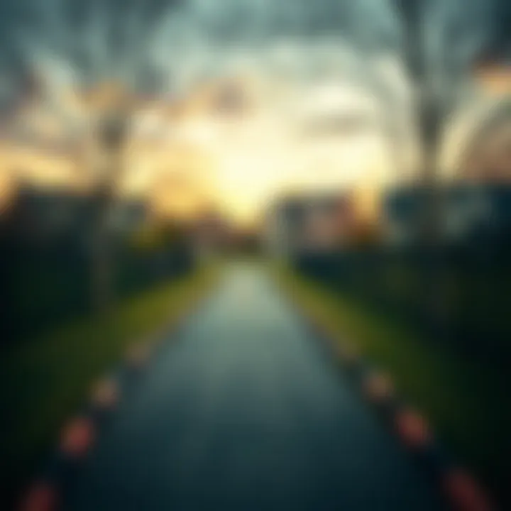 A pathway representing alternatives to foreclosure in financial distress.