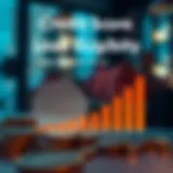 A graph showing credit score impacts on loan eligibility