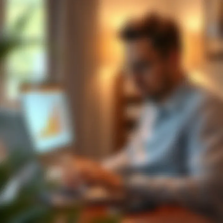 Reviewing Loan Options with FHA Lenders A person reviewing loan options on a laptop