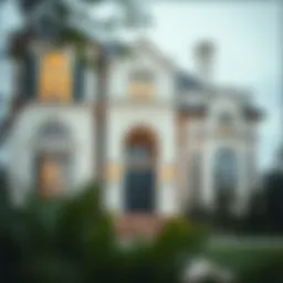 Elegant home exterior showcasing architectural details