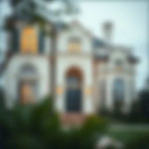 Showcasing Architectural Elegance in Real Estate Elegant home exterior showcasing architectural details
