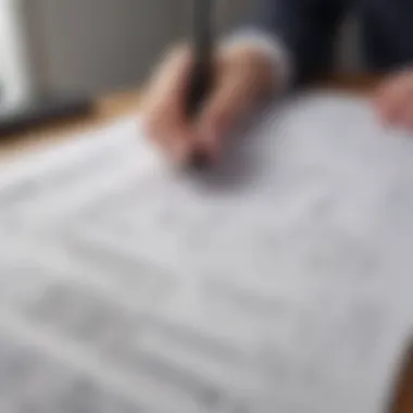 Evaluating Real Estate Listings Effectively A person evaluating a real estate listing with a notepad