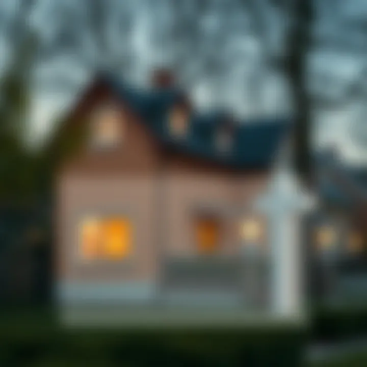Graph illustrating neighborhood property value trends