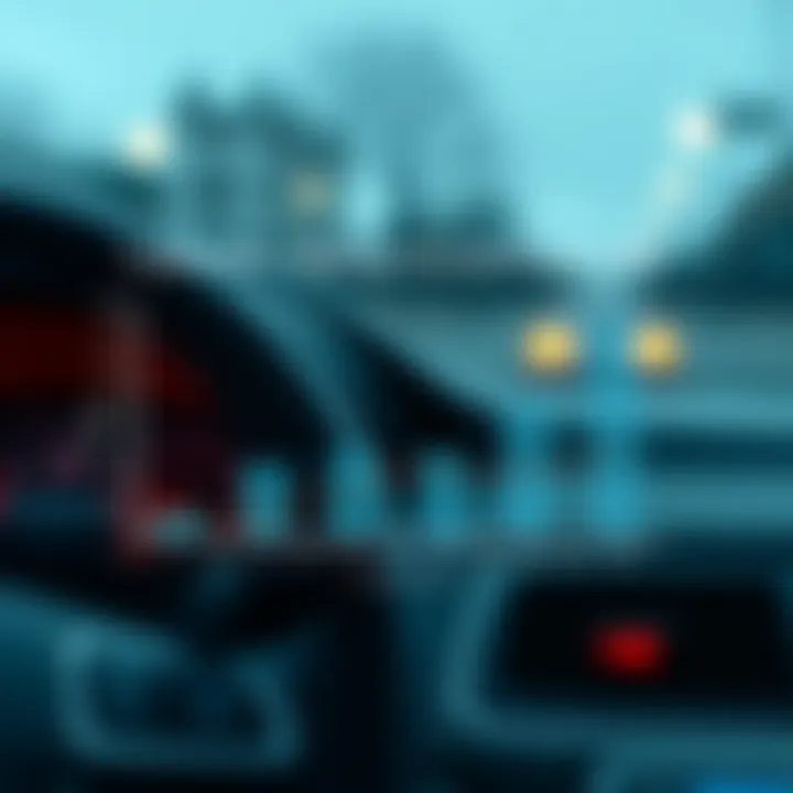 Graph showing cost comparison between traditional and mileage-based insurance