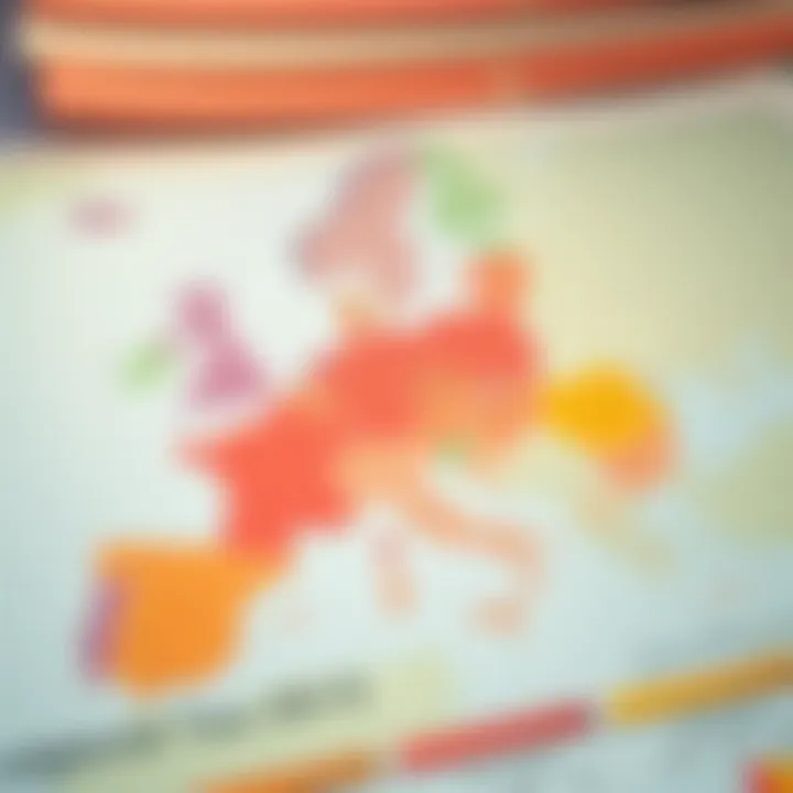Map highlighting regional regulations for cryptocurrency taxation