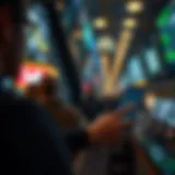 User navigating the Robinhood app interface