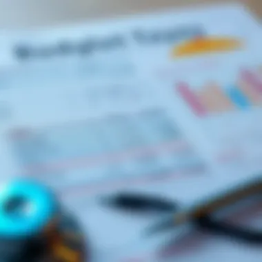 Budgeting for Success Detailed budget spreadsheet with expenditure tracking