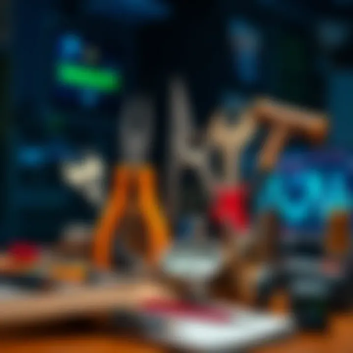 Tools for Network Marketing Success Visual representation of various tools used in network marketing