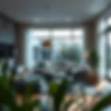 Modern living room showcasing home improvements