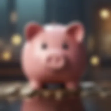 Effective Saving Strategies Saving strategies illustrated with a piggy bank and coins