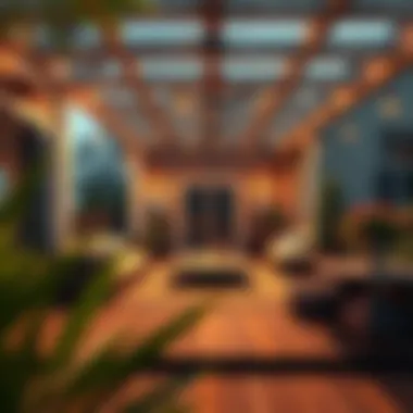 Quality Materials Enhancing Property Value Luxurious outdoor space with high-quality materials