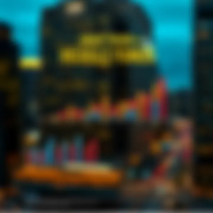 Stylized chart illustrating recent trends in the hedge fund industry