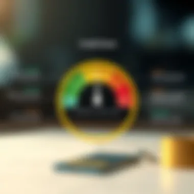 Visual representation of credit score components