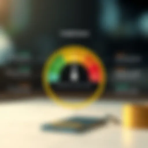 Visual representation of credit score components