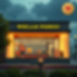 Wells Fargo branch exterior showcasing banking services