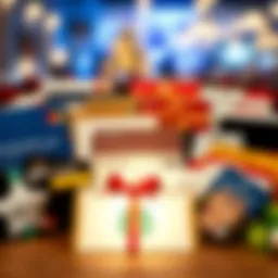 An assortment of pre-paid gift cards displayed elegantly.