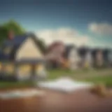 Visual representation of different mortgage loan types