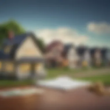 Visual representation of different mortgage loan types