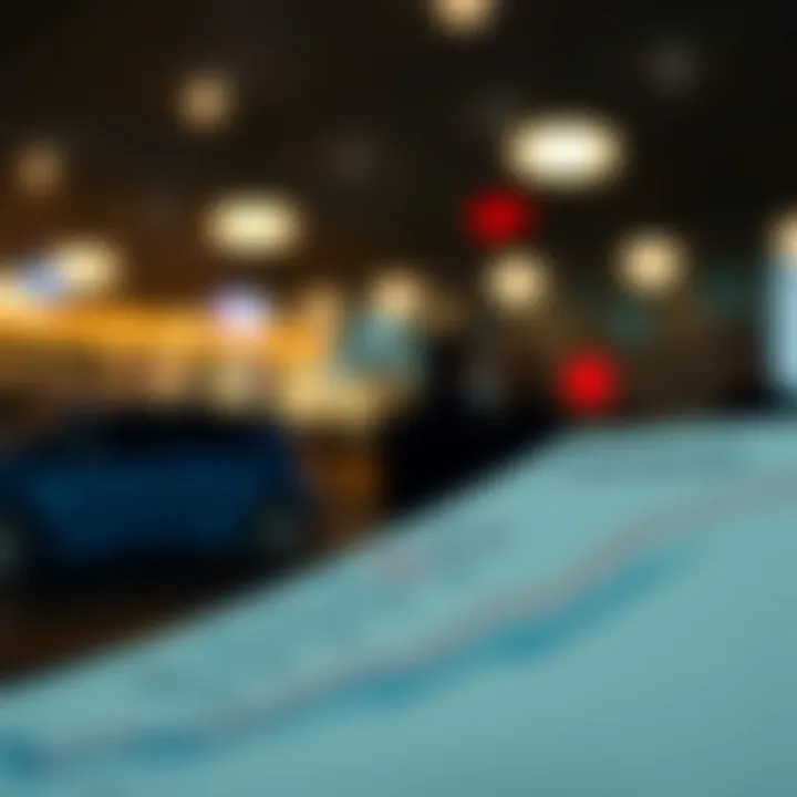 Visual representation of credit scores and their impact