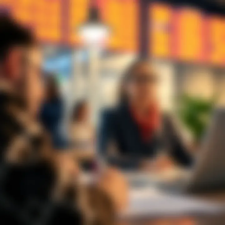 Illustration of informed financial decision-making