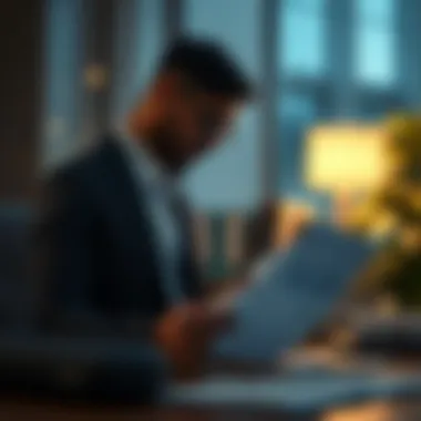 Financial Insights for Business Owners Business owner reviewing financial statements