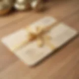 A close-up of a Vanilla gift card on a wooden surface