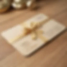 A close-up of a Vanilla gift card on a wooden surface