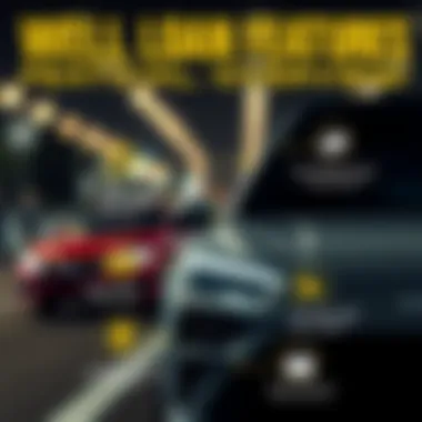 Infographic detailing auto loan features